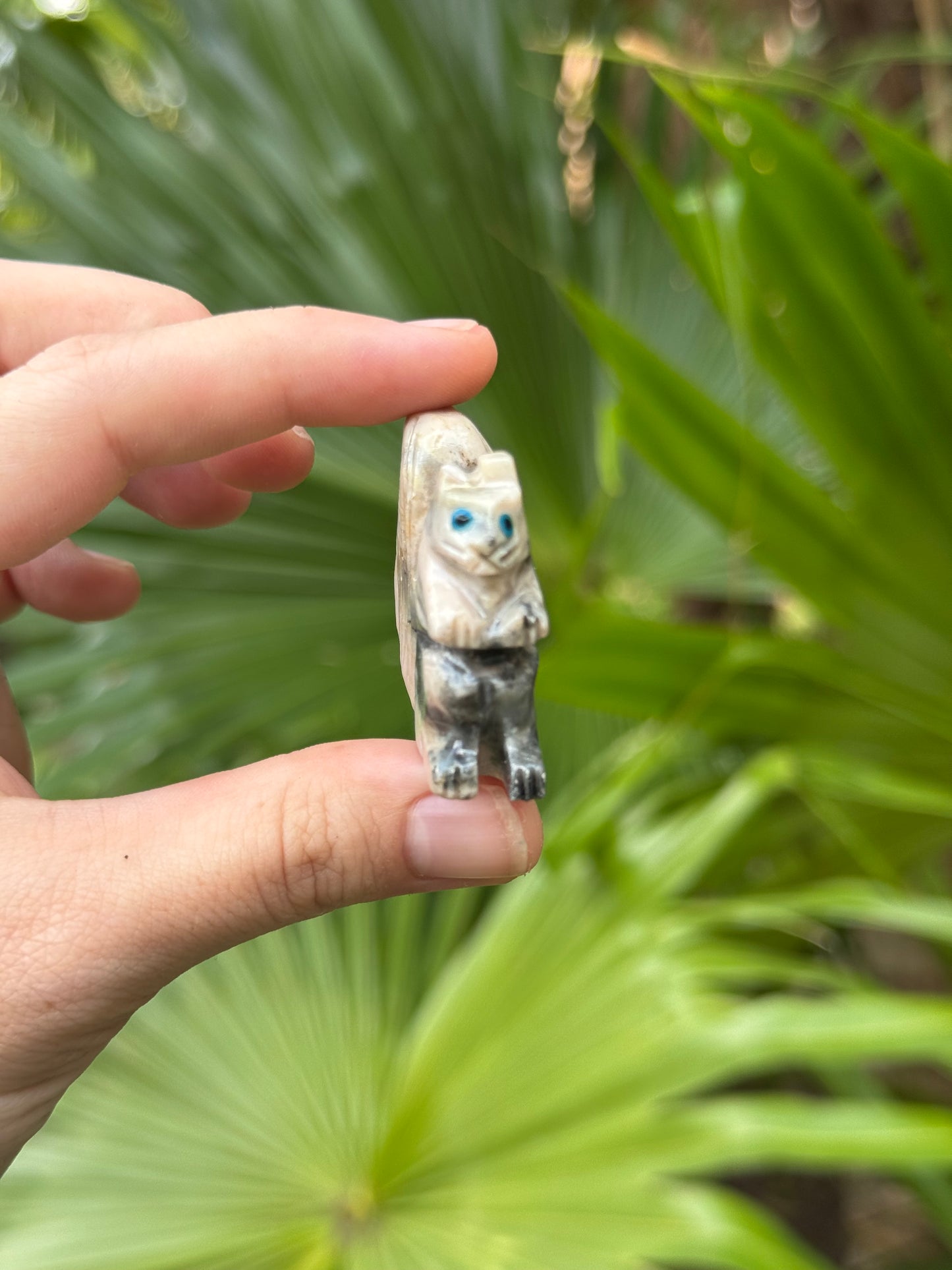 soapstone squirrel carving