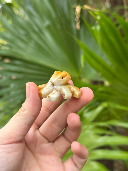 soapstone octopus carving